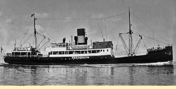 Fredericia as a Danish passenger ferry