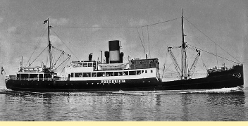 Fredericia as a Danish passenger ferry