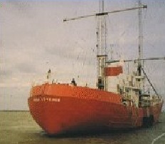 Ross Revenge off Clacton stern view