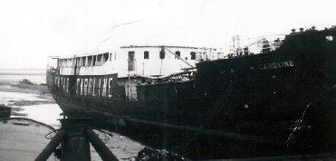 Caroline being scrapped