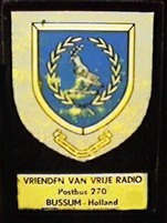 Vrienden van Vrije Radio badge