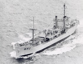 Courier on patrol February 1967