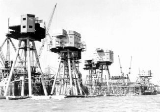 Shivering Sands Fort under construction