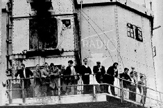 Boarding party on Shivering Sands