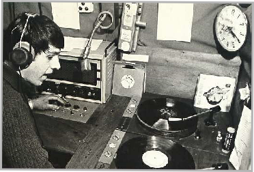 Mark West in the Radio Essex studio