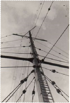 Aerial mast on Oceaan VII